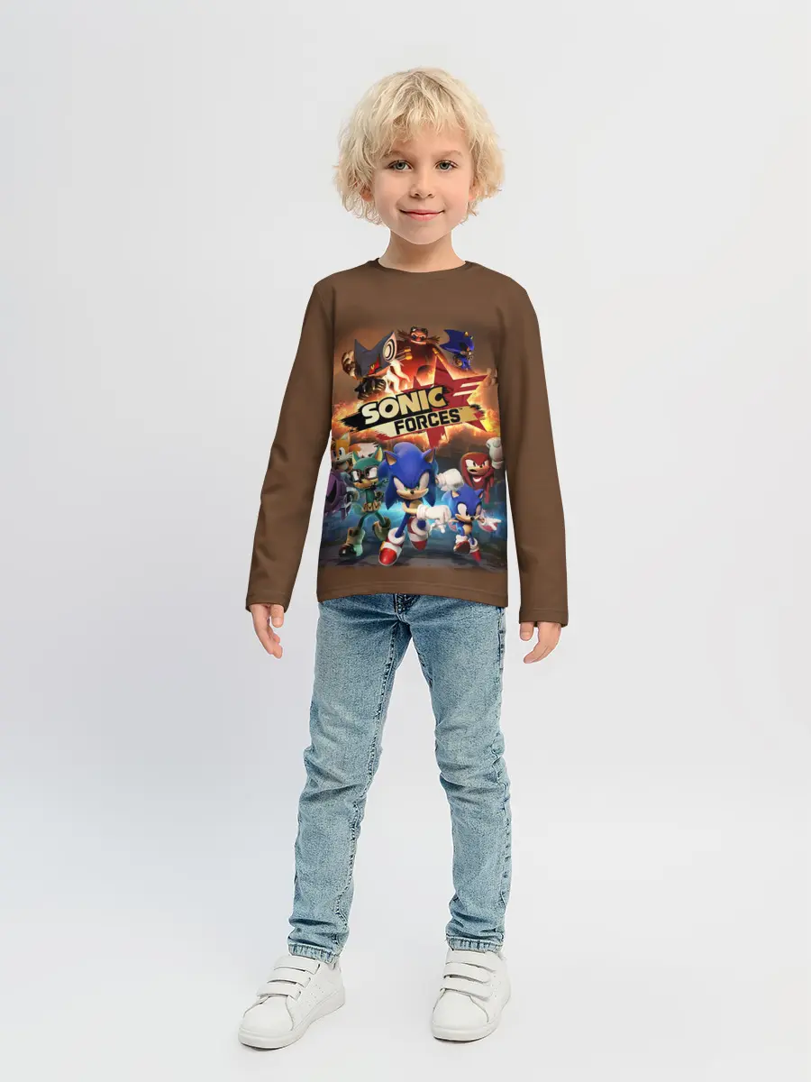 Детский лонгслив / SONIC