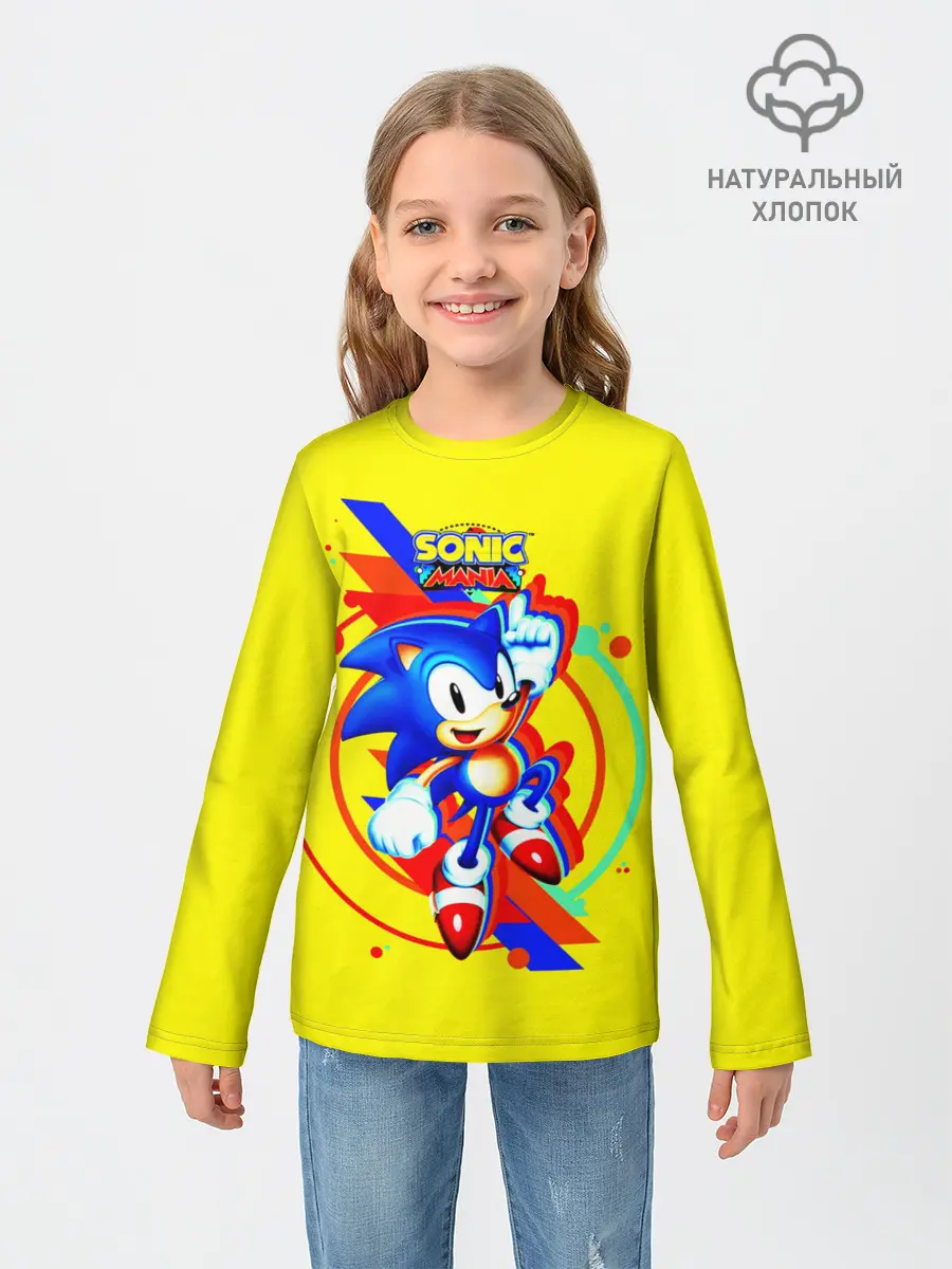 Детский лонгслив / SONIC