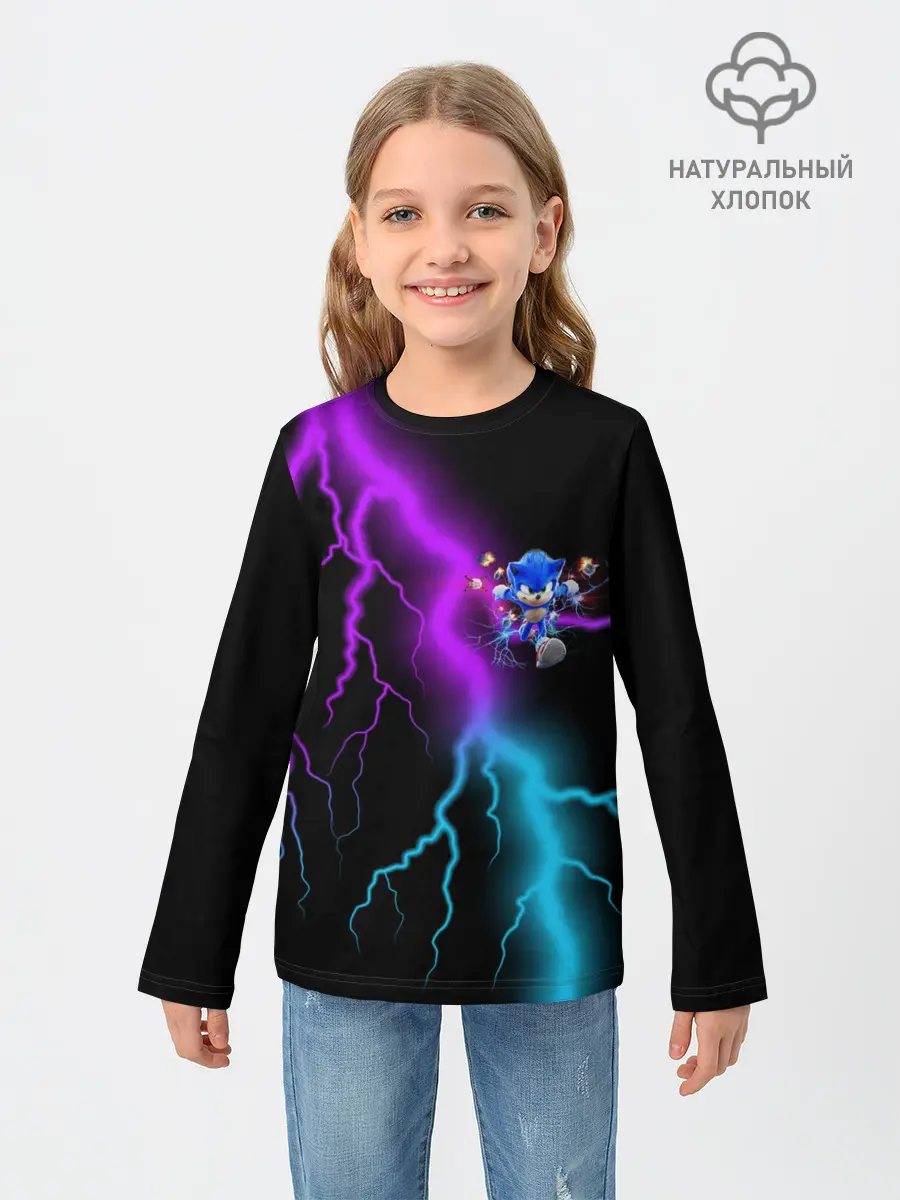 Детский лонгслив / SONIC