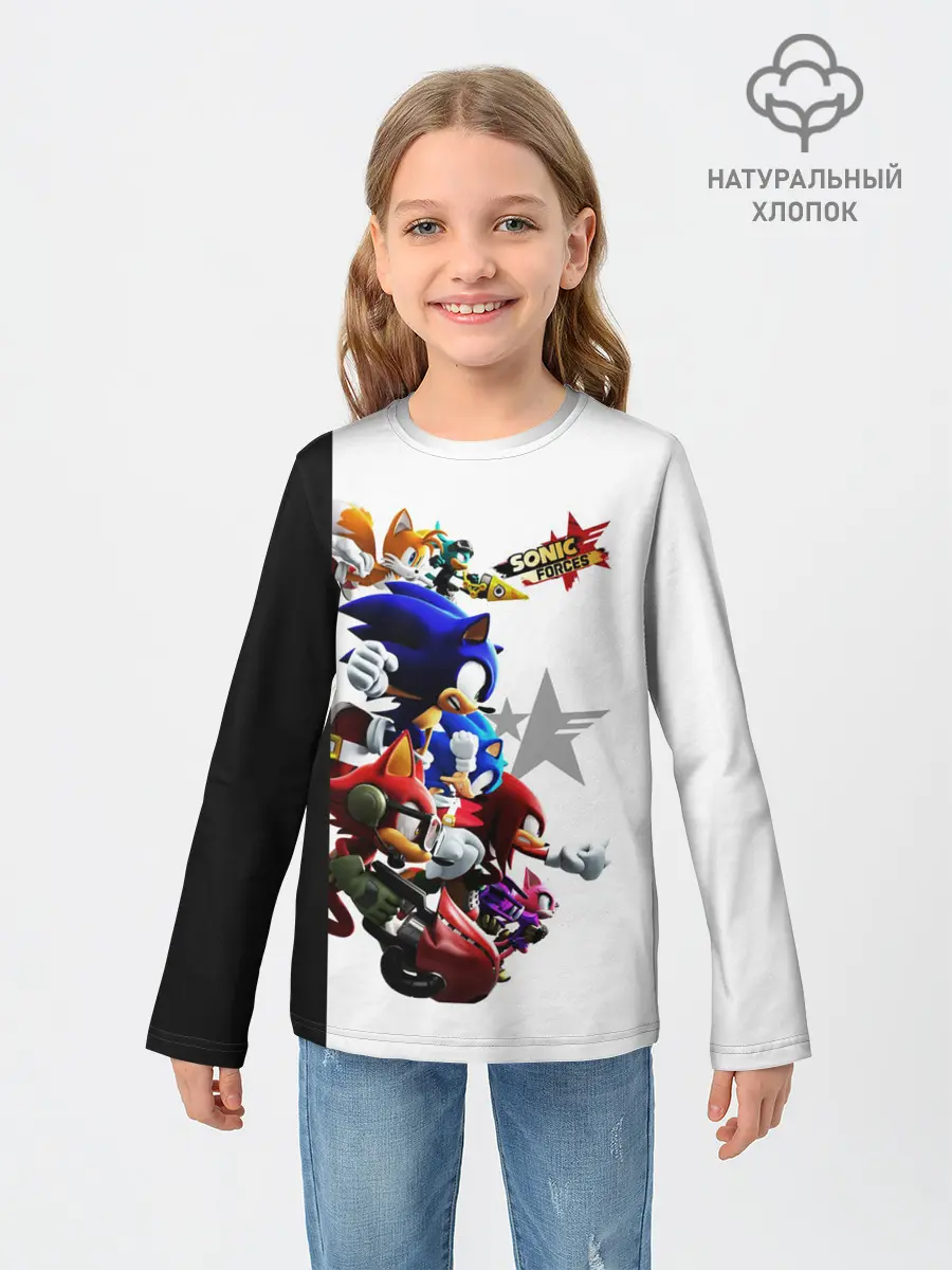 Детский лонгслив / SONIC