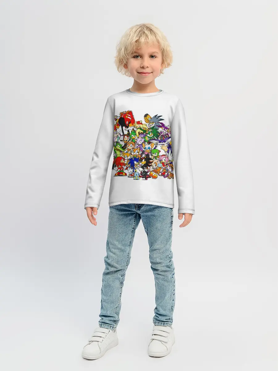 Детский лонгслив / SONIC
