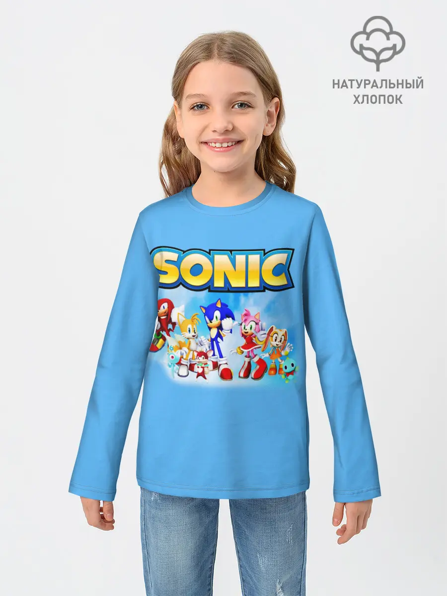 Детский лонгслив / SONIC