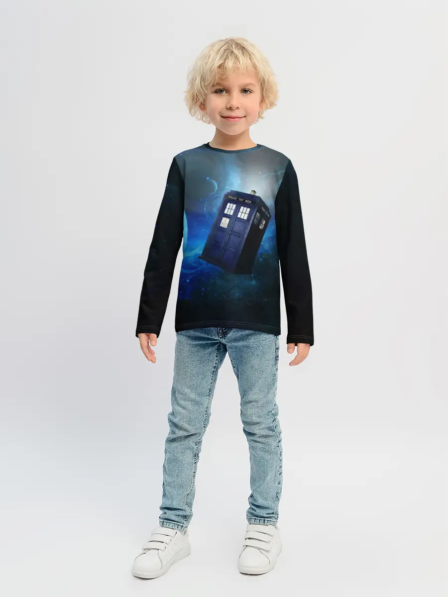 Детский лонгслив / ТАРДИС