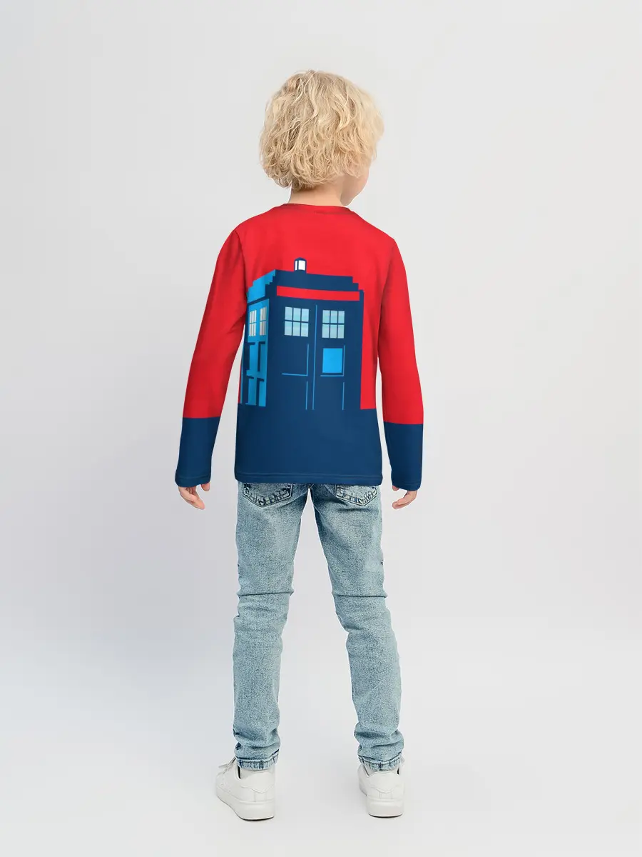 Детский лонгслив / IN TARDIS WE TRUST