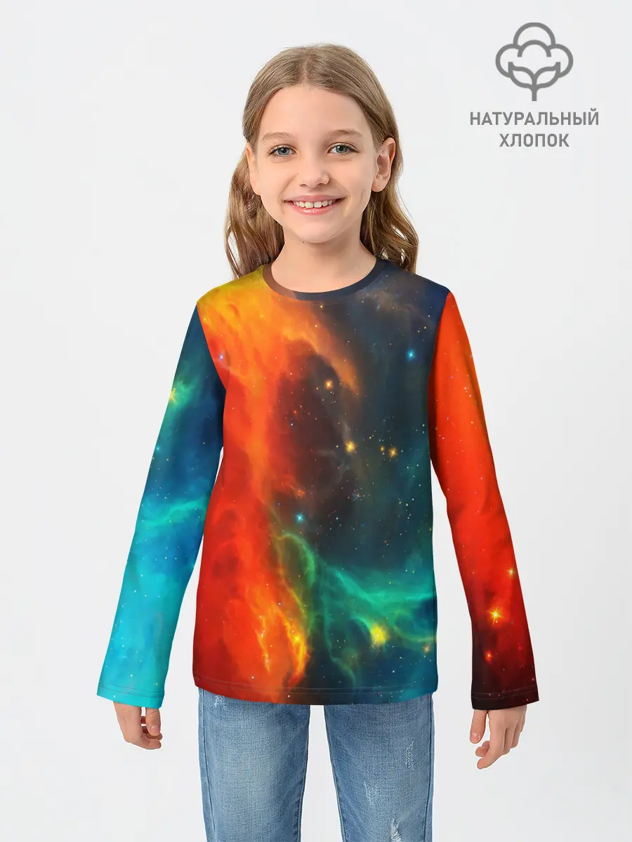 Детский лонгслив / БИТВА КОСМОСА
