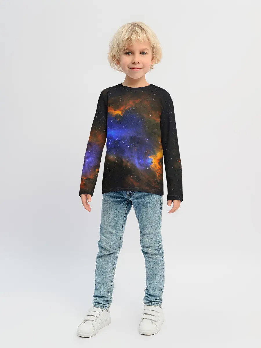 Детский лонгслив / ВСЕЛЕННАЯ ИЗ ЗВЕЗД