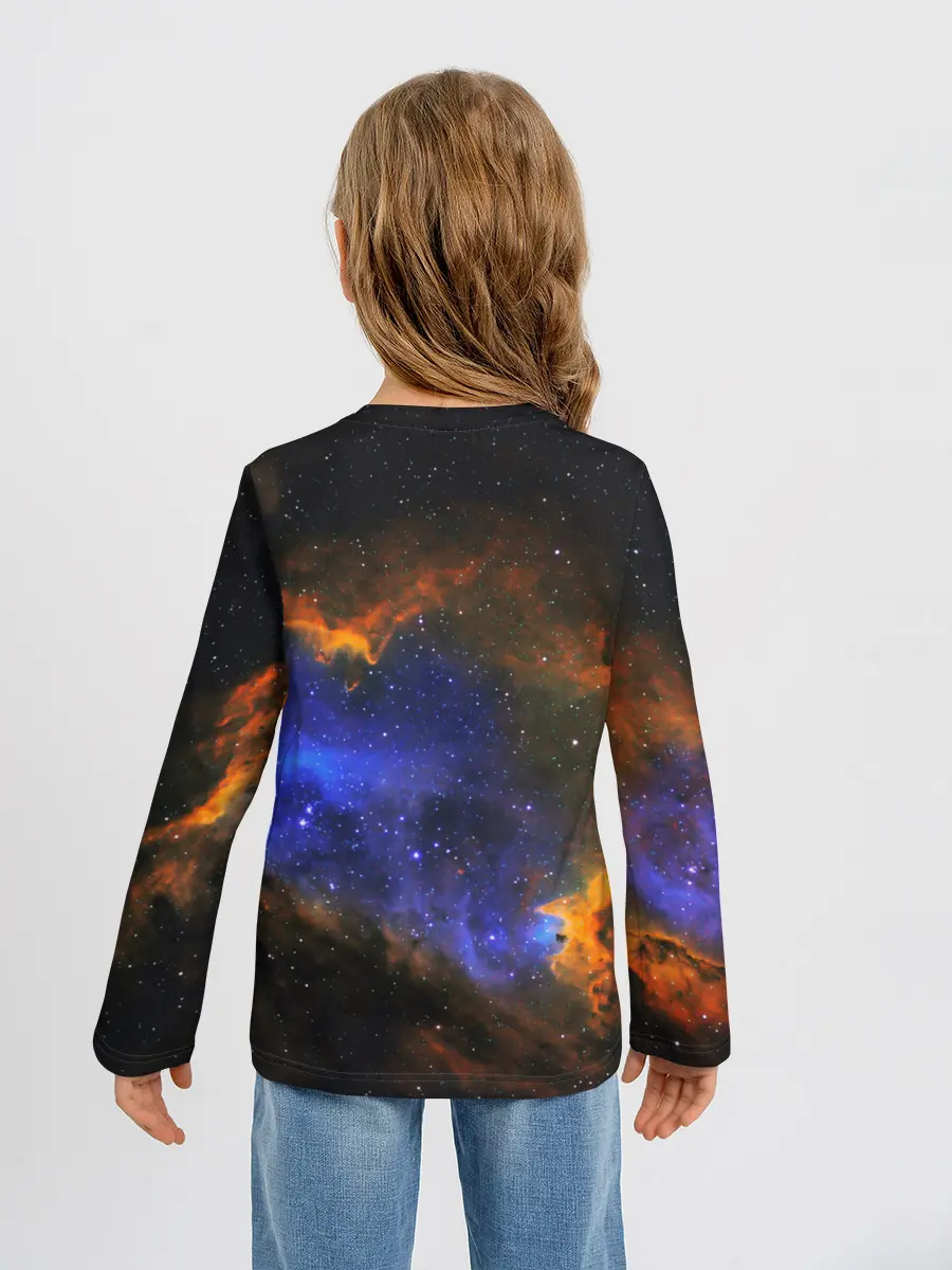 Детский лонгслив / ВСЕЛЕННАЯ ИЗ ЗВЕЗД