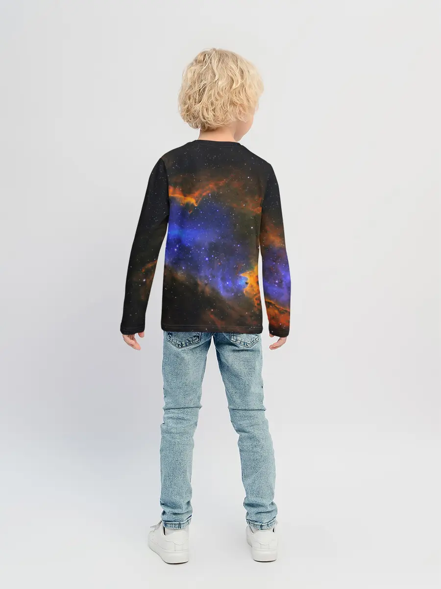 Детский лонгслив / ВСЕЛЕННАЯ ИЗ ЗВЕЗД