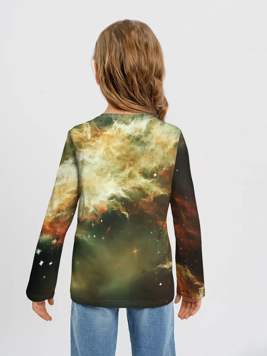 Детский лонгслив / НЕОНОВЫЕ ЗВЕЗДЫ