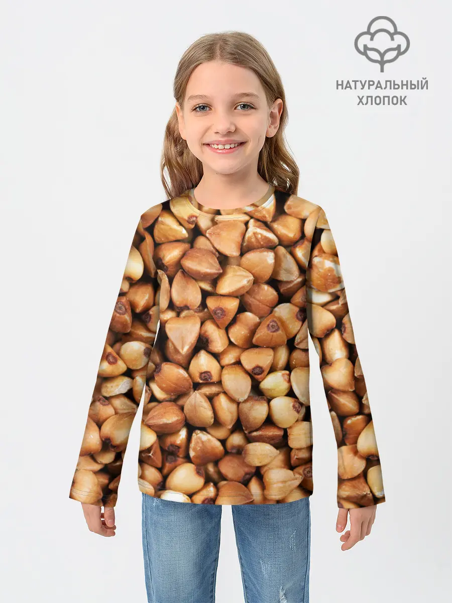 Детский лонгслив / Гречка