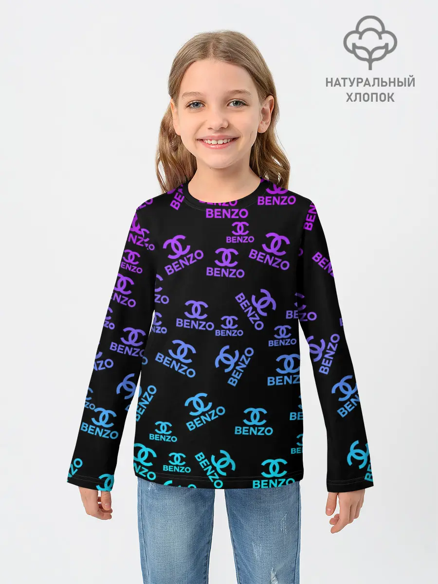 Детский лонгслив / Benzo Gang - Big Baby Tape