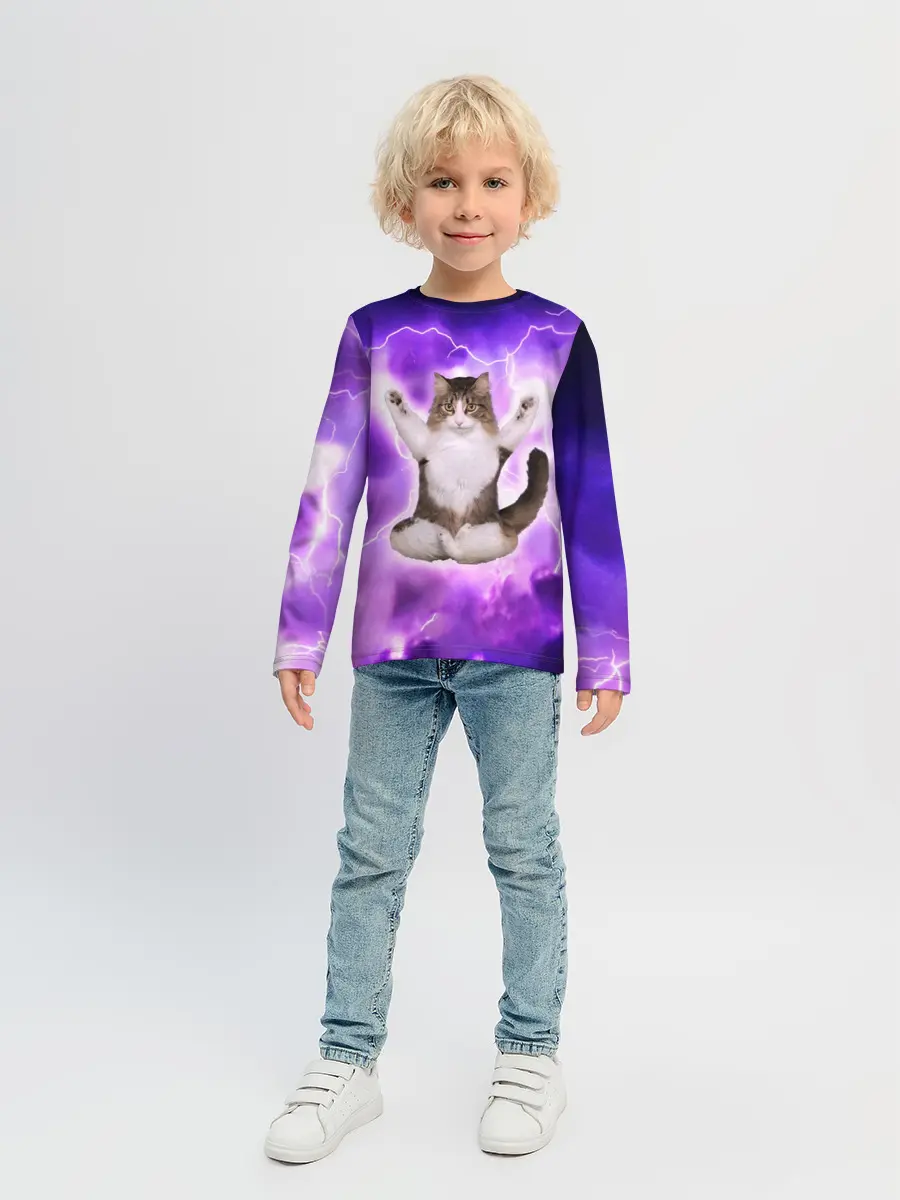 Детский лонгслив / Повелитель Молний | Котэ