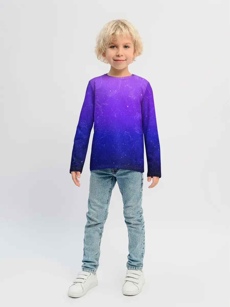 Детский лонгслив / Звёздное небо