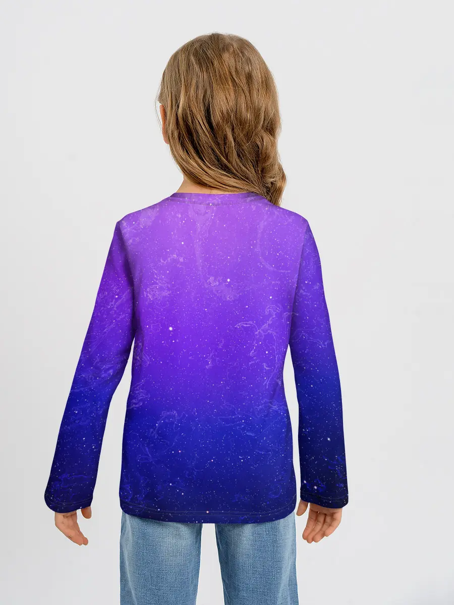 Детский лонгслив / Звёздное небо