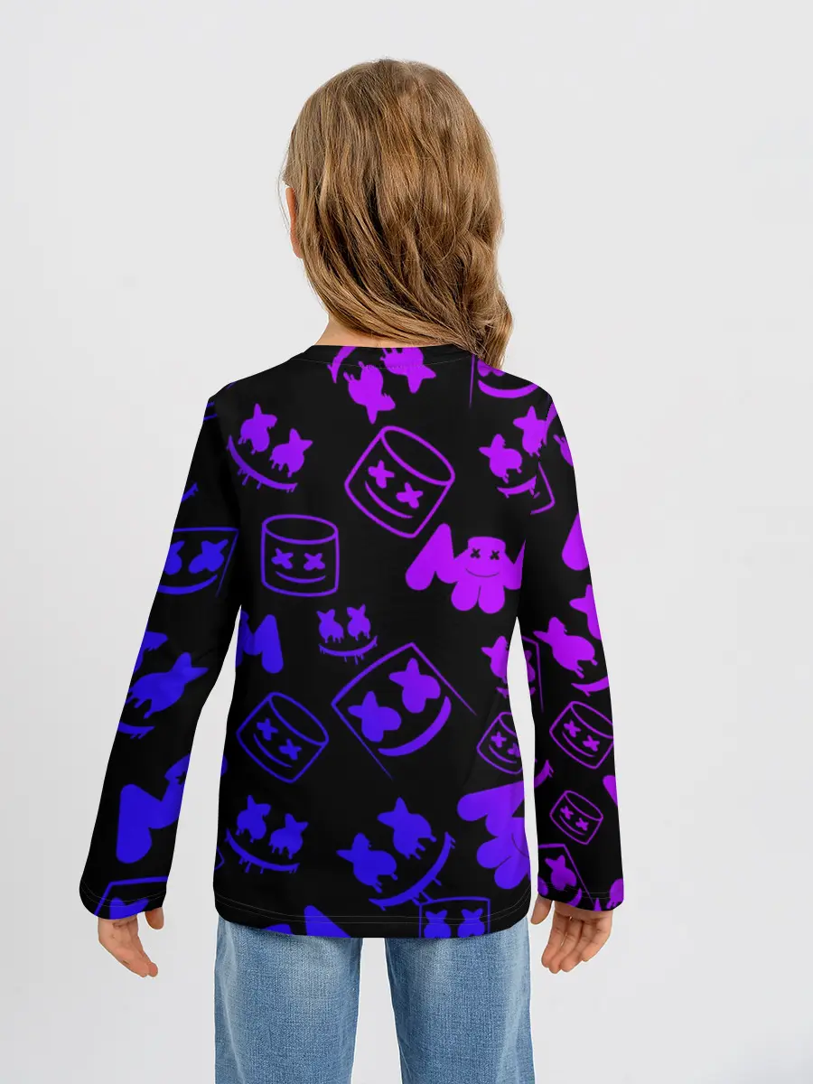 Детский лонгслив / Marshmello