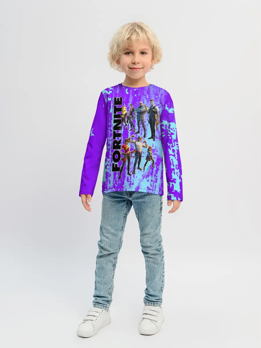 Детский лонгслив / Fortnite