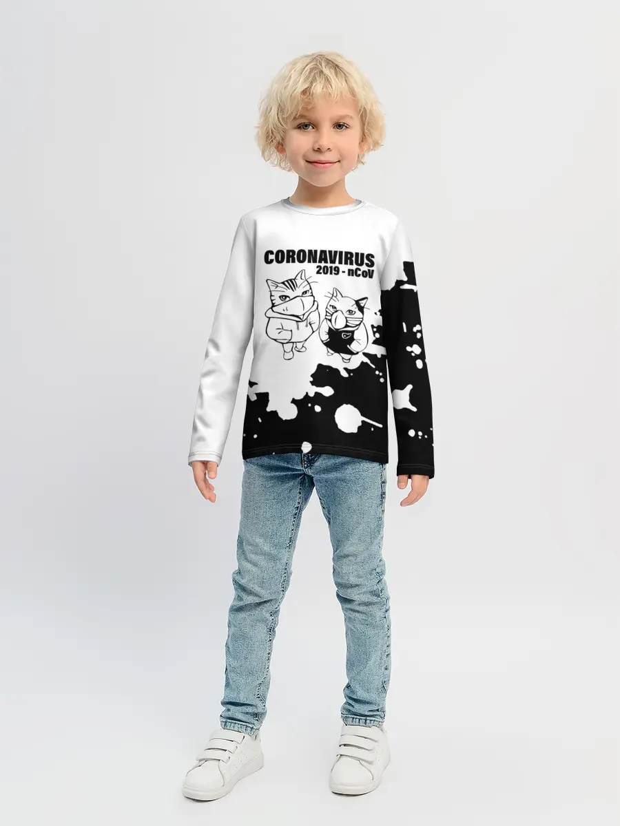 Детский лонгслив / Coronavirus 2019 - nCoV