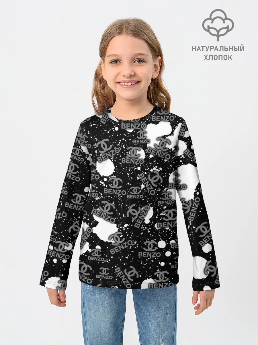 Детский лонгслив / Benzo Gang - Big Baby Tape