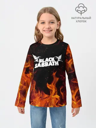 Детский лонгслив / Black Sabbath