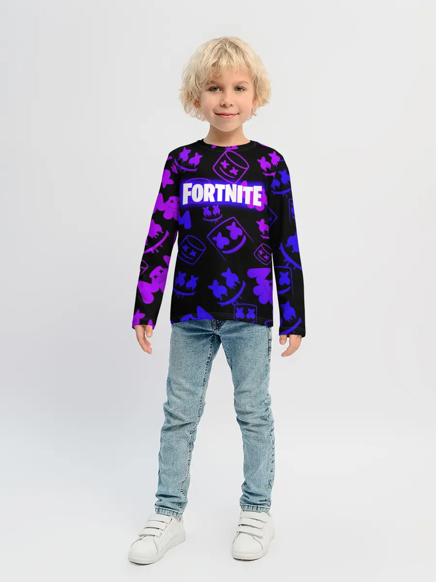 Детский лонгслив / FORTNITE MARSHMELLO