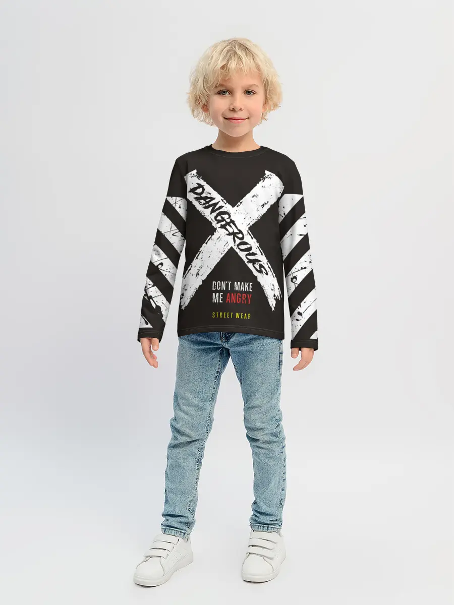 Детский лонгслив / Dangerous Angry