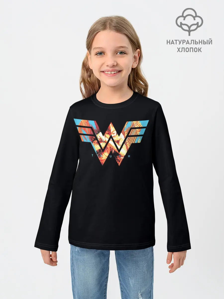Детский лонгслив / Wonder Woman