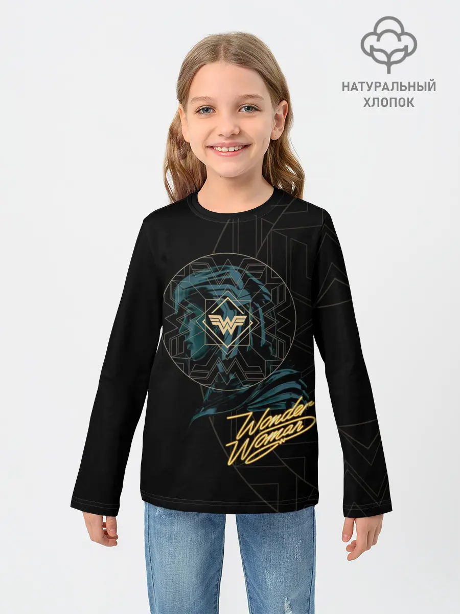 Детский лонгслив / Wonder Woman