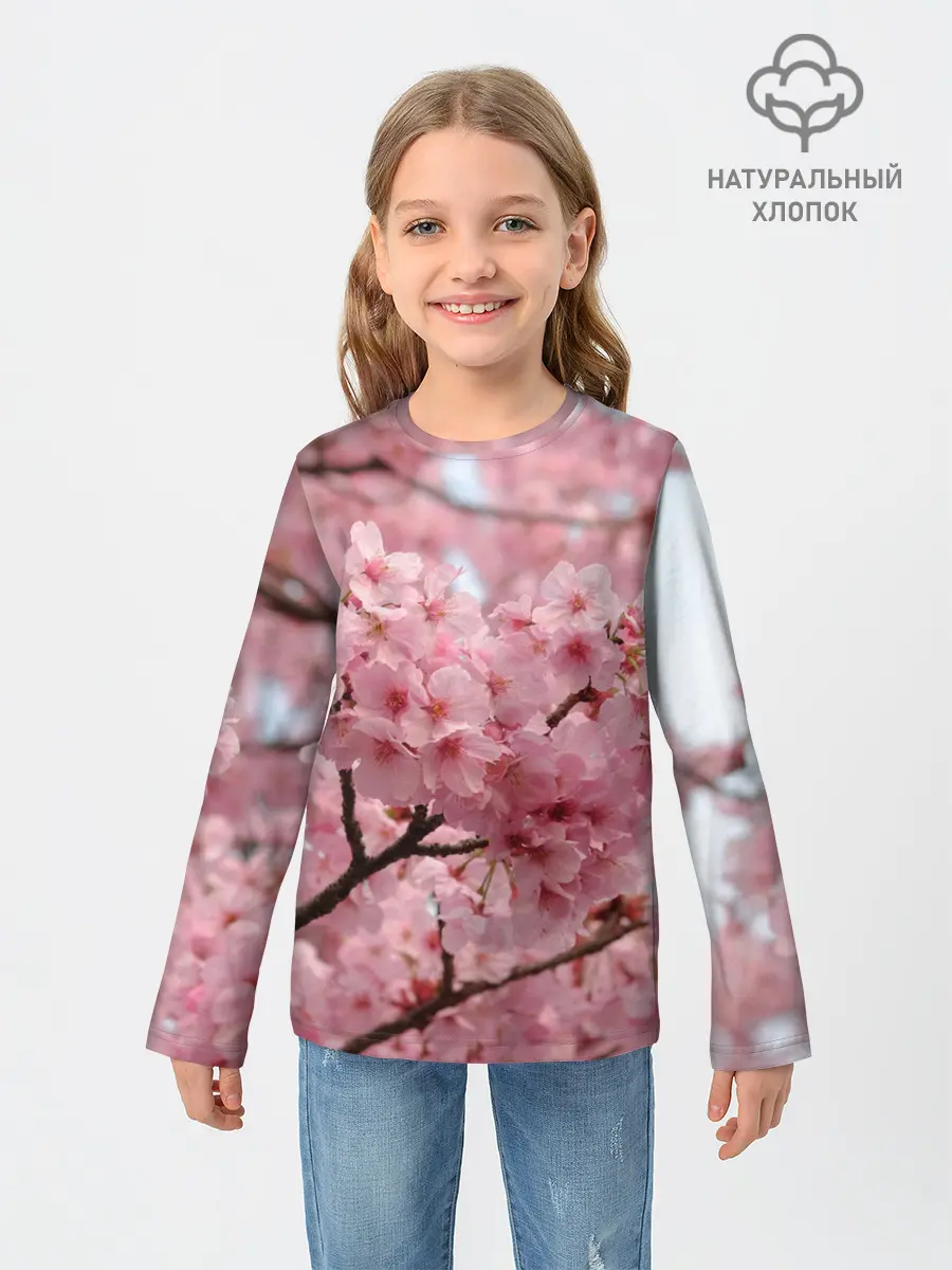 Детский лонгслив / САКУРА