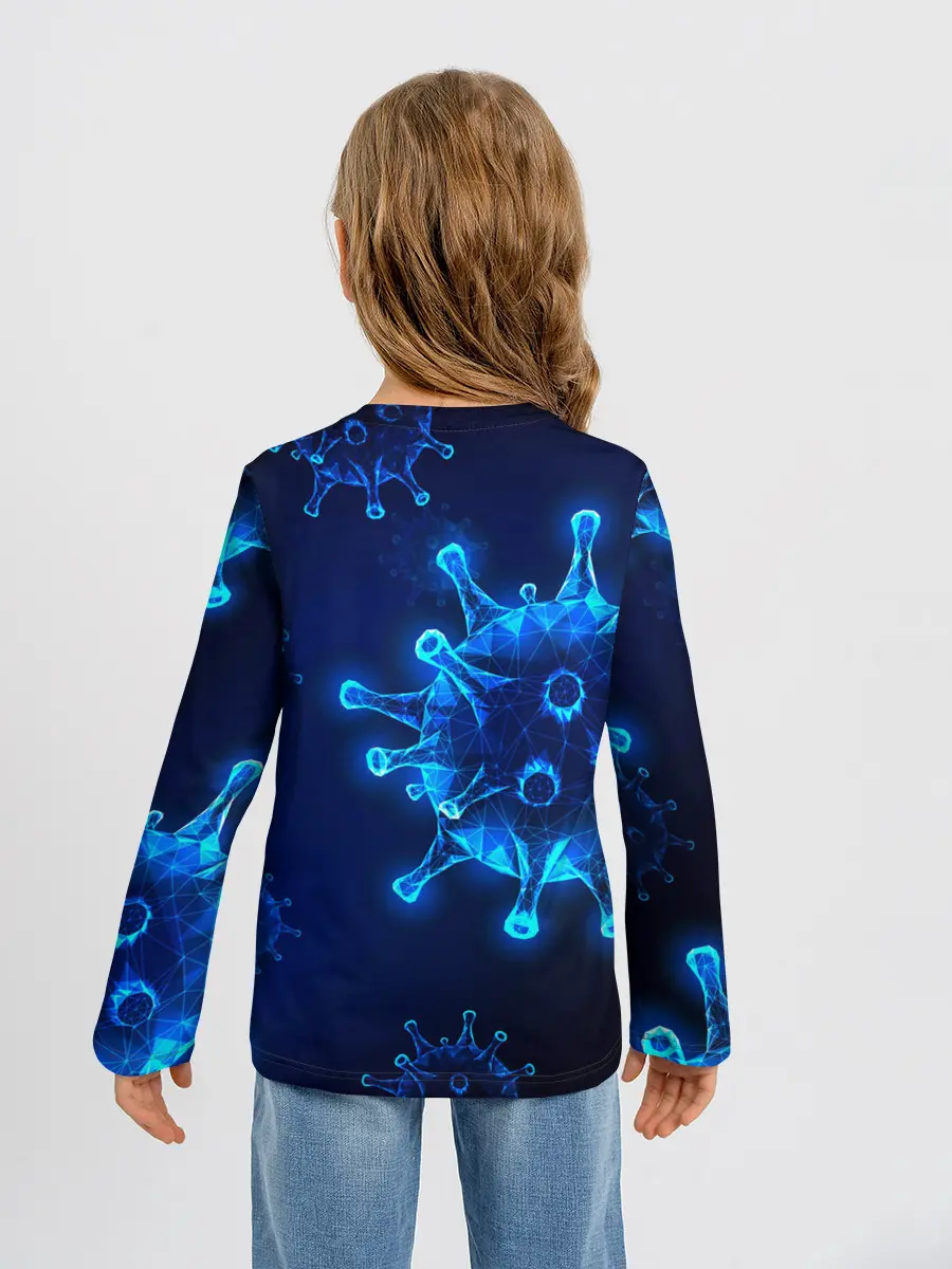 Детский лонгслив / Warning nCoV2019