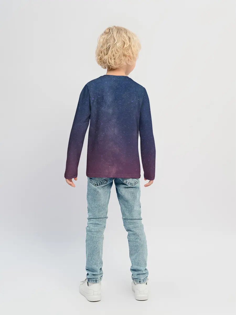 Детский лонгслив / Космос