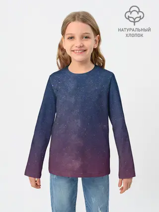 Детский лонгслив / Космос