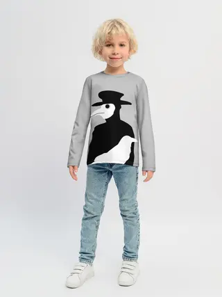 Детский лонгслив / Чумной доктор