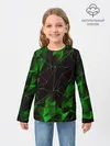 Детский лонгслив / GREEN STRIPES | ЗЕЛЕНАЯ ГЕОМЕТРИЯ