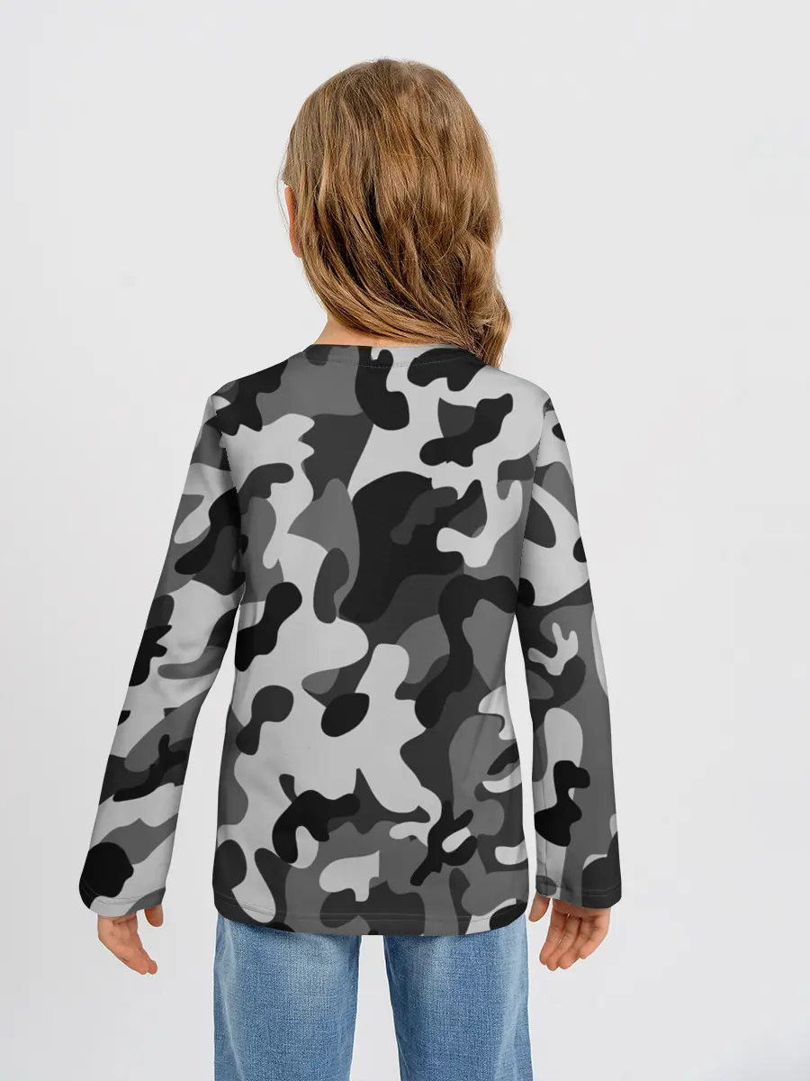 Детский лонгслив / ГОРОДСКОЙ КАМУФЛЯЖ | CITY MILITARY