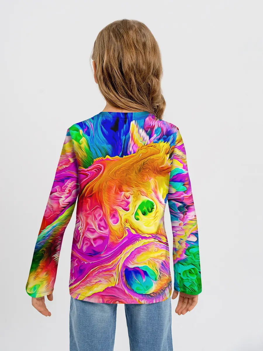 Детский лонгслив / TIE DYE | ЯРКИЕ КРАСКИ