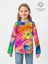 Детский лонгслив / TIE DYE | ЯРКИЕ КРАСКИ