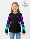 Детский лонгслив / НЕОНОВЫЕ БАБОЧКИ | NEON BUTTERFLIES