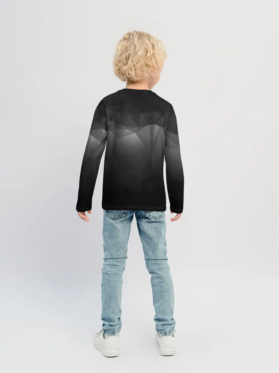 Детский лонгслив / GRAY GEOMETRY | СЕРАЯ ГЕОМЕТРИЯ