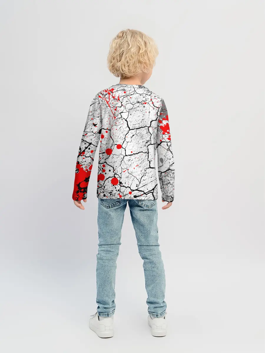Детский лонгслив / КРОВАВЫЙ ГРАНЖ | BLOODY GRUNGE