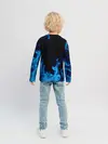Детский лонгслив / СИНИЙ ОГОНЬ | BLUE FIRE