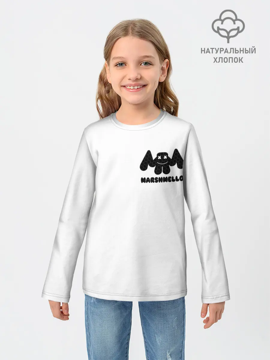 Детский лонгслив / Marshmello