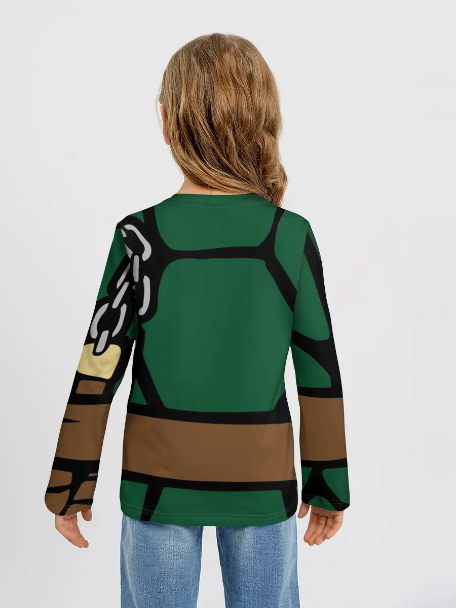 Детский лонгслив / Микеланджело Косплей