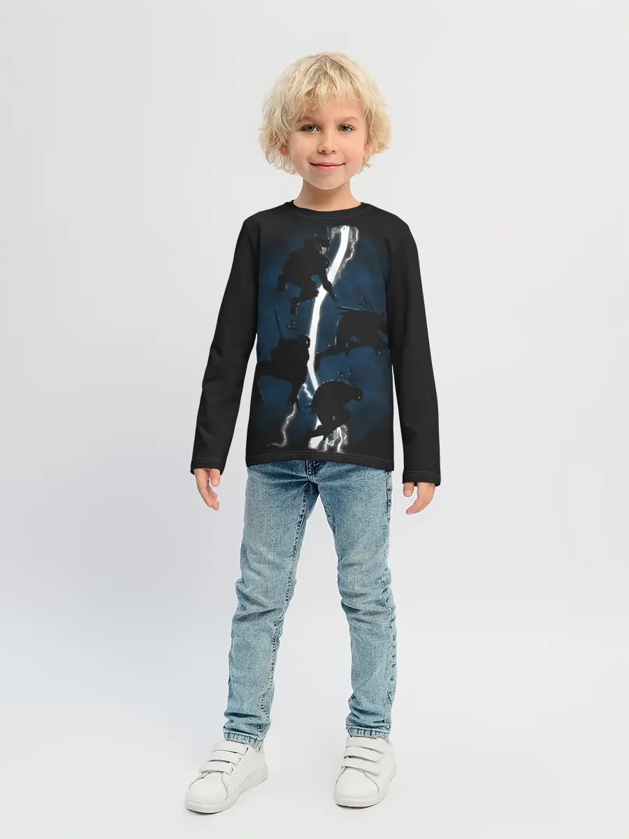 Детский лонгслив / Черепашки ниндзя