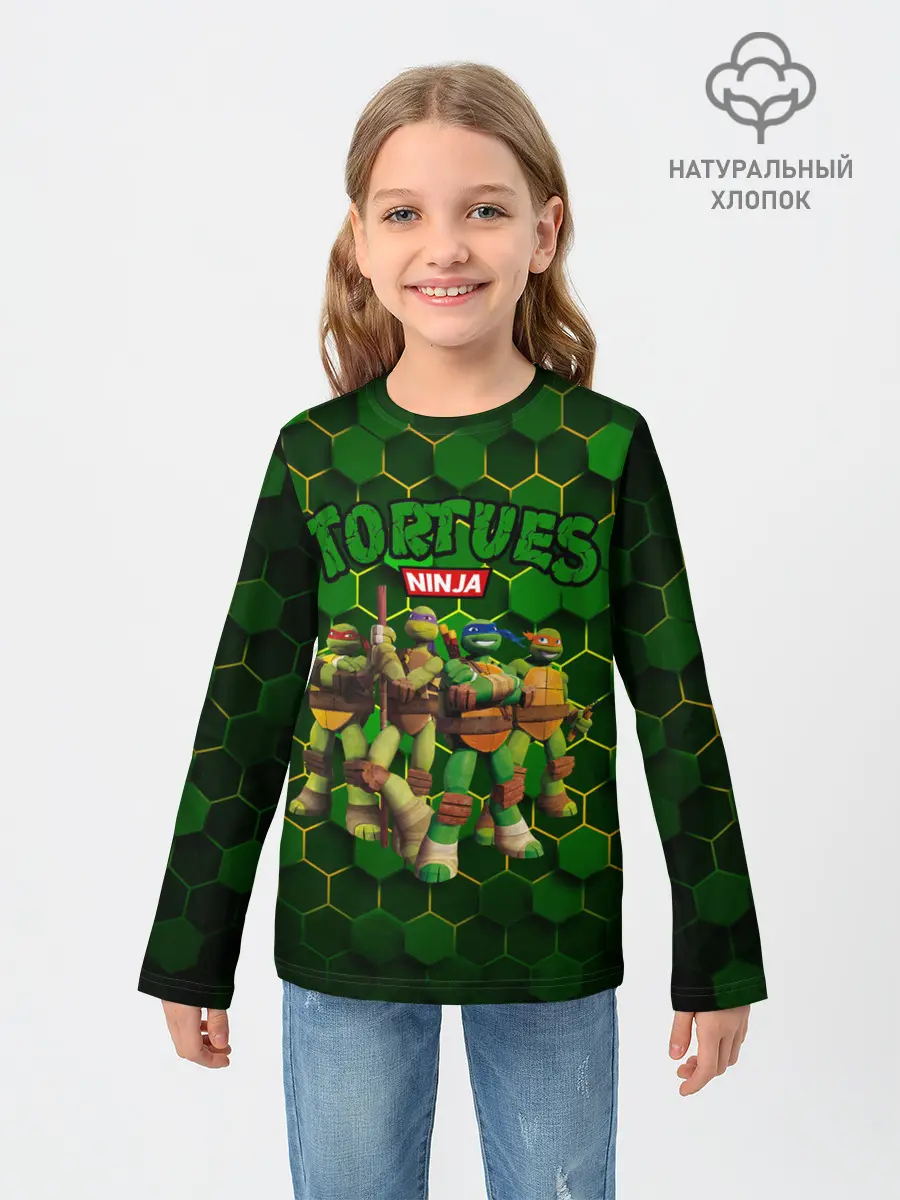 Детский лонгслив / ЧЕРЕПАШКИ - НИНДЗЯ