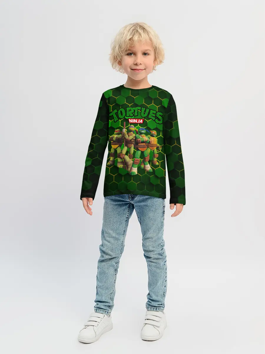 Детский лонгслив / ЧЕРЕПАШКИ - НИНДЗЯ
