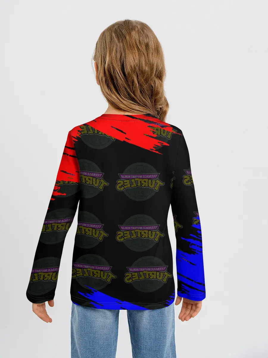 Детский лонгслив / Черепашки Ниндзя