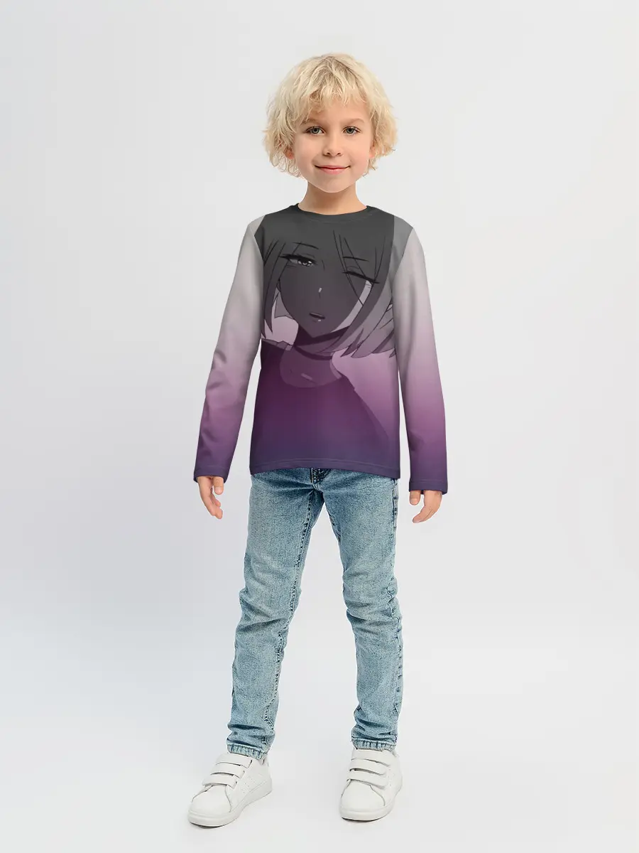 Детский лонгслив / Аниме девочка в тумане