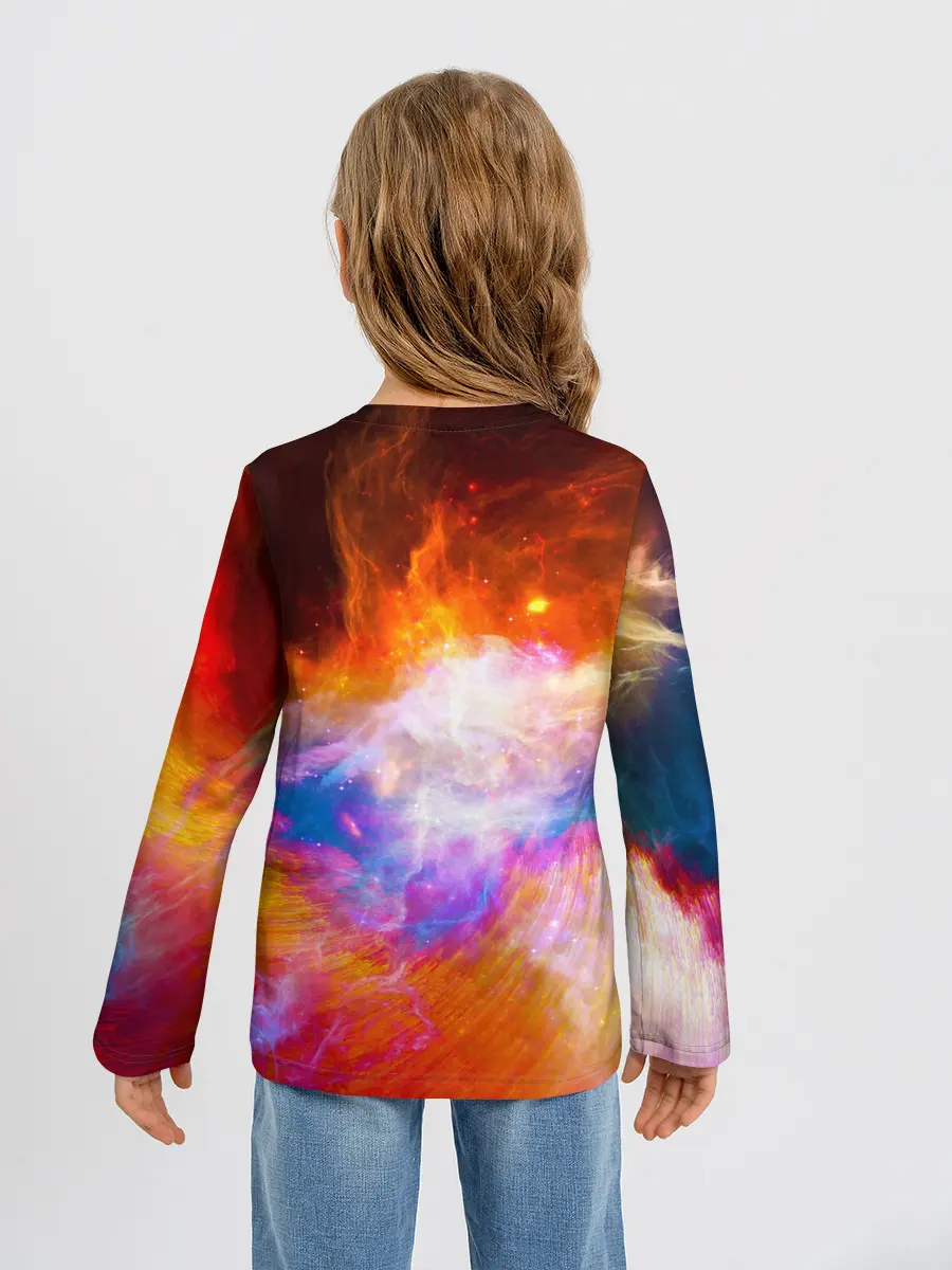 Детский лонгслив / Space