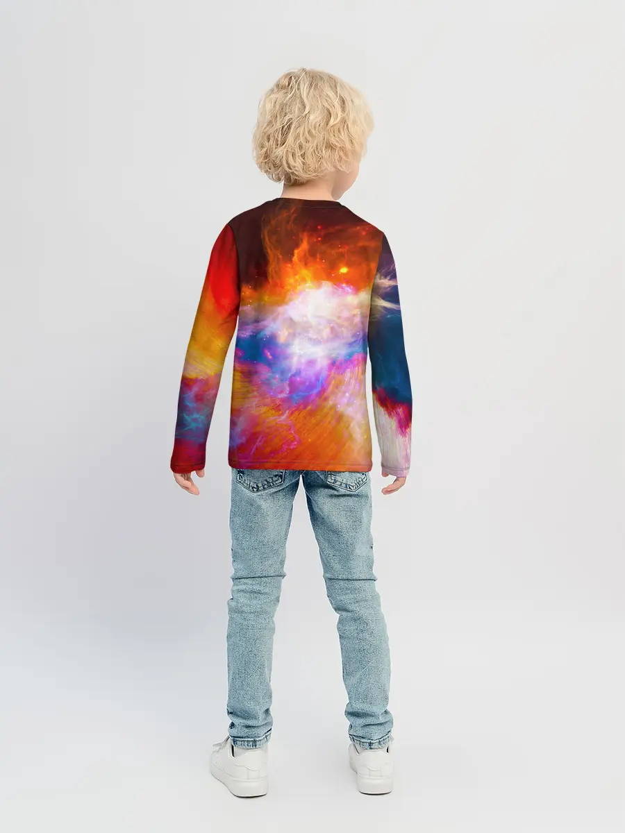 Детский лонгслив / Space