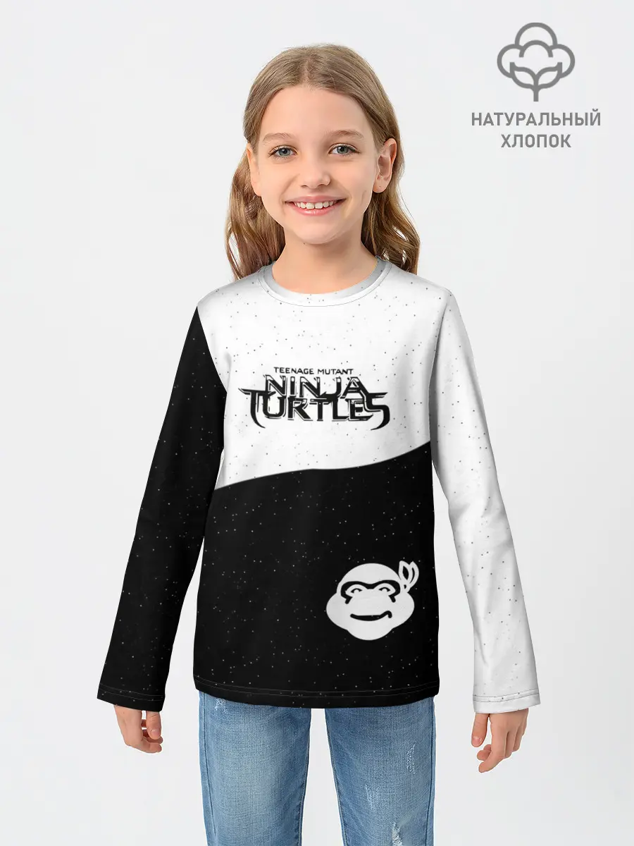 Детский лонгслив / Черепашки Ниндзя